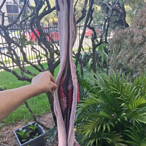 🔥NWT BOHO Butterfly TUFTED THROW with Tassels COTTON 50" X 60" - Picture 9 of 9